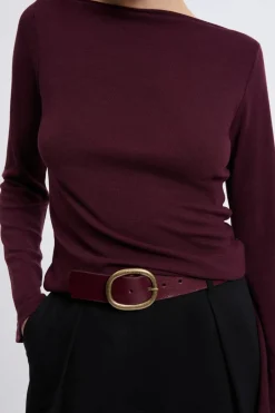 New ETAM Ceinture en cuir CASSIS