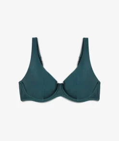 Discount ETAM Cesta top de bikini VERDE
