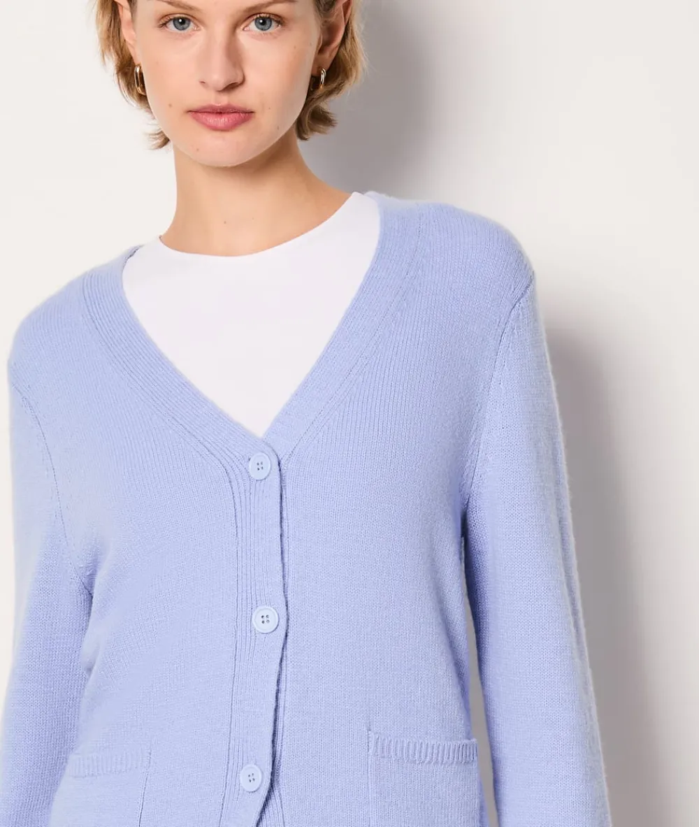 Outlet ETAM Chaleco abotonado AZUL CIELO
