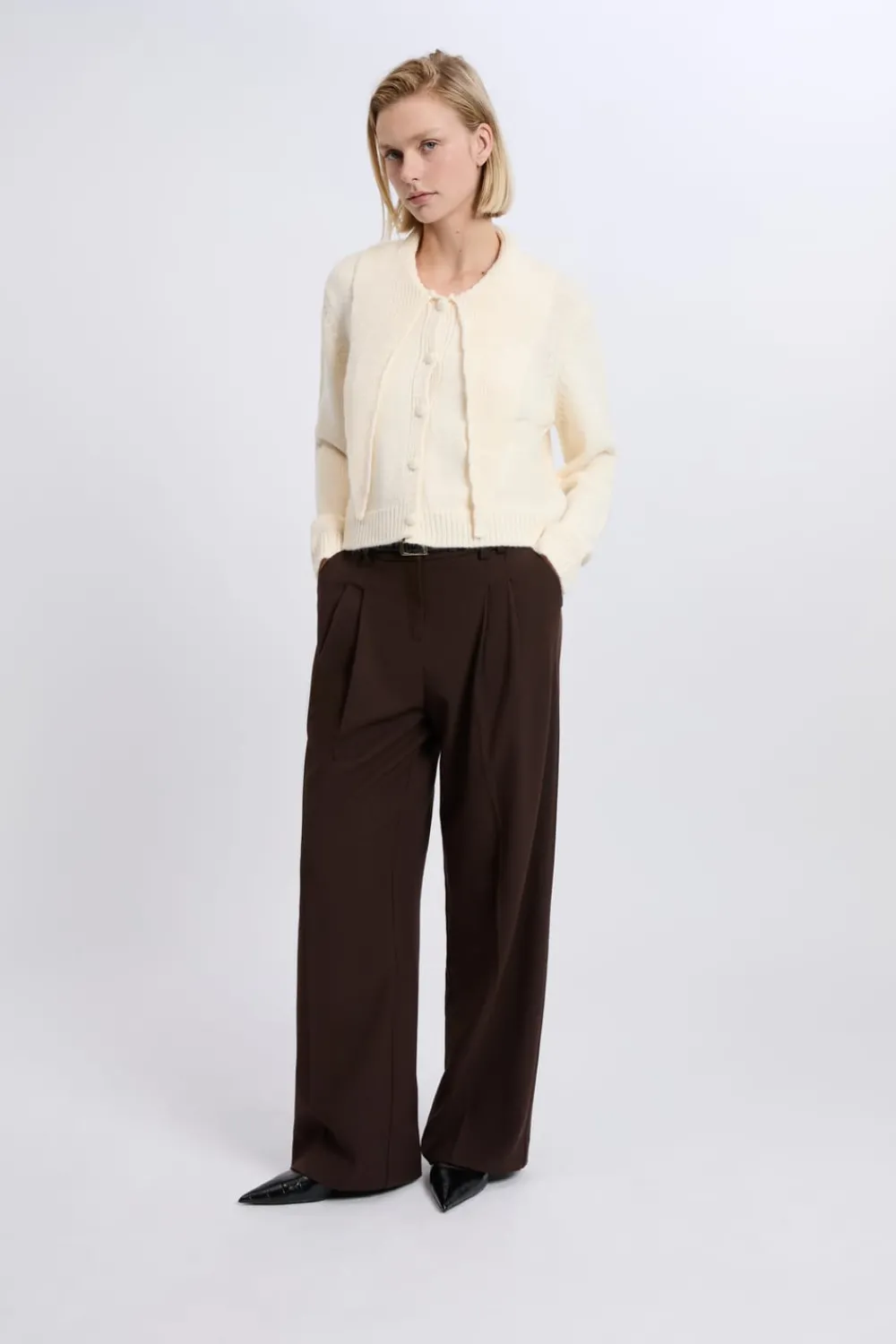 Discount ETAM Chaleco con lazada CRUDO