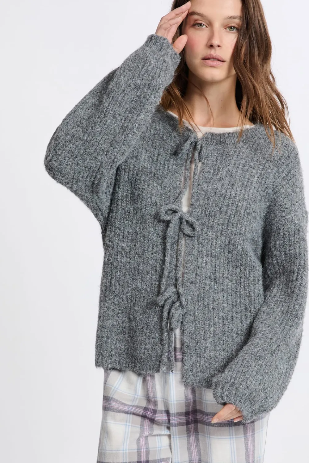 New ETAM Chaleco con lazo GRIS