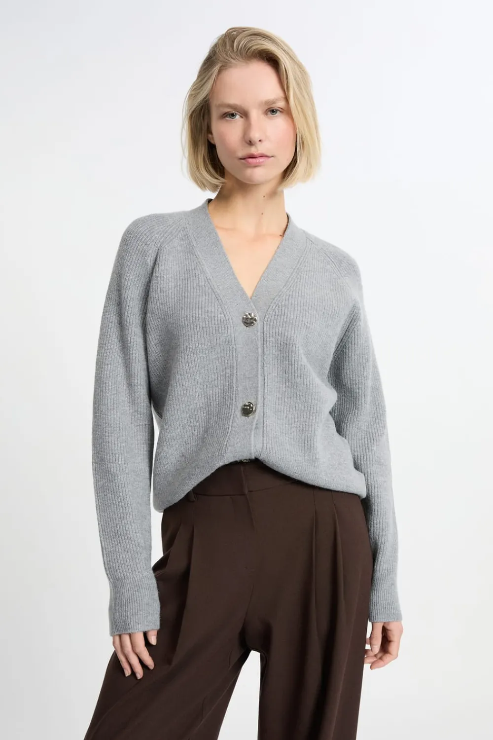 Clearance ETAM Chaleco de manga larga GRIS
