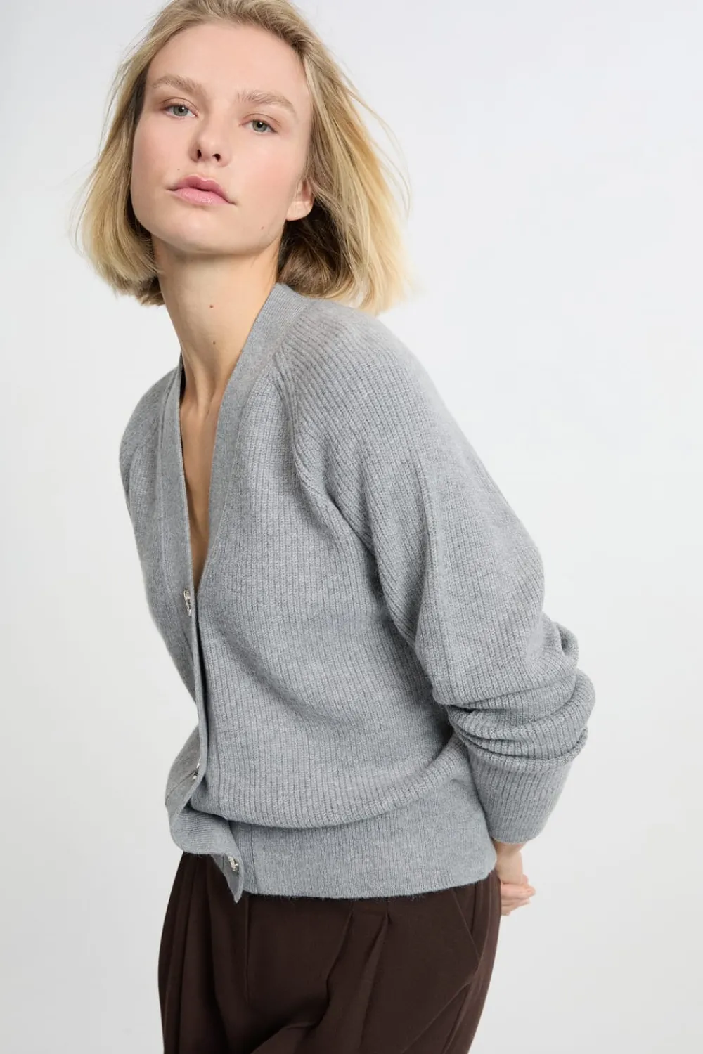 Clearance ETAM Chaleco de manga larga GRIS