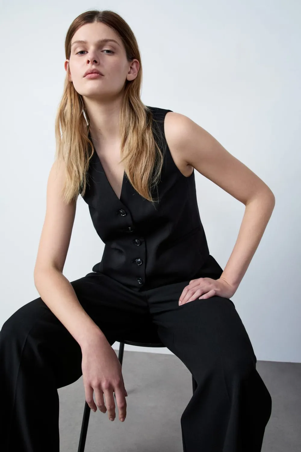 Online ETAM Chaleco de traje NEGRO