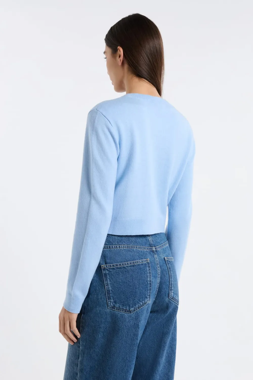 Hot ETAM Chaleco mini de manga larga AZUL