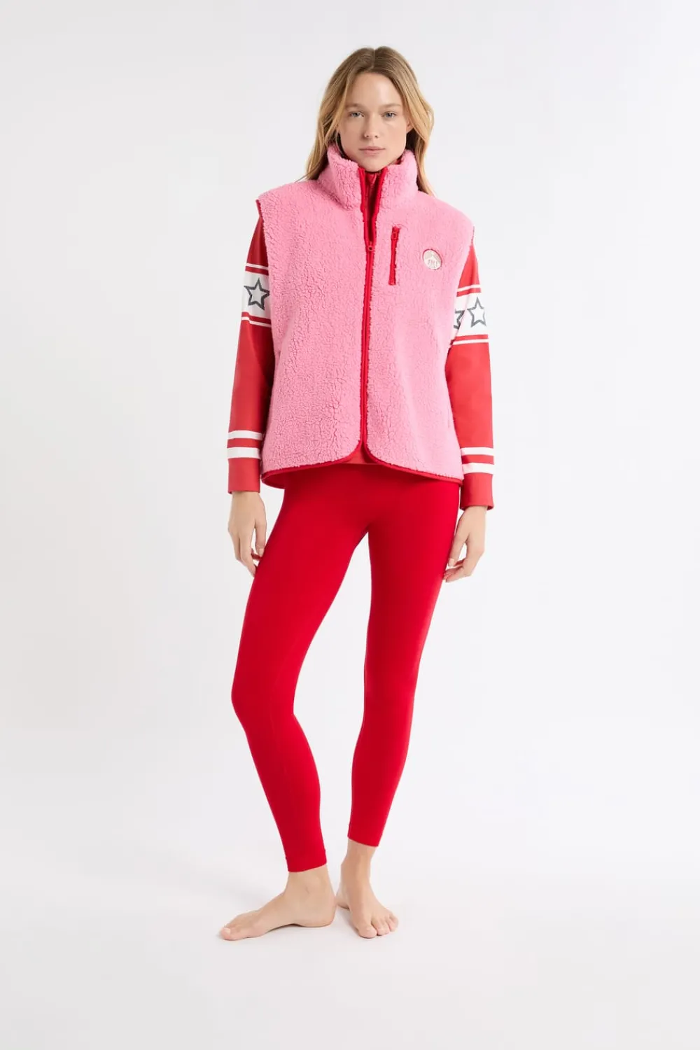 Best ETAM Chaleco sin mangas ROSA
