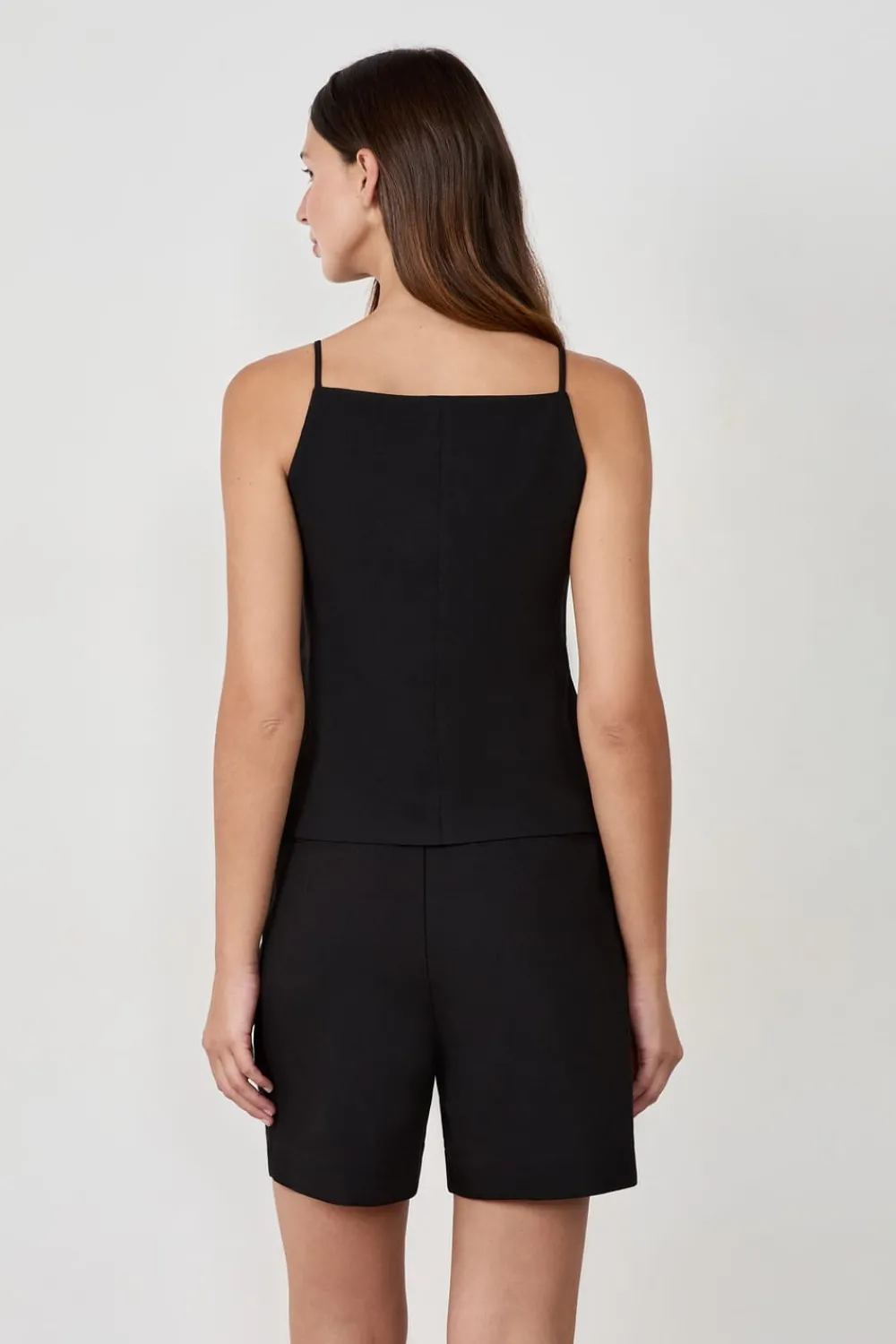 Outlet ETAM Chaleco sin mangas con botones NEGRO