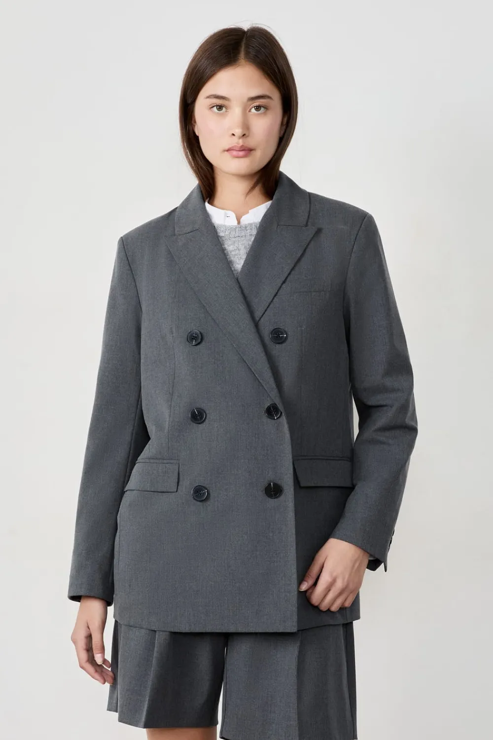 Discount ETAM Chaqueta blazer GRIS