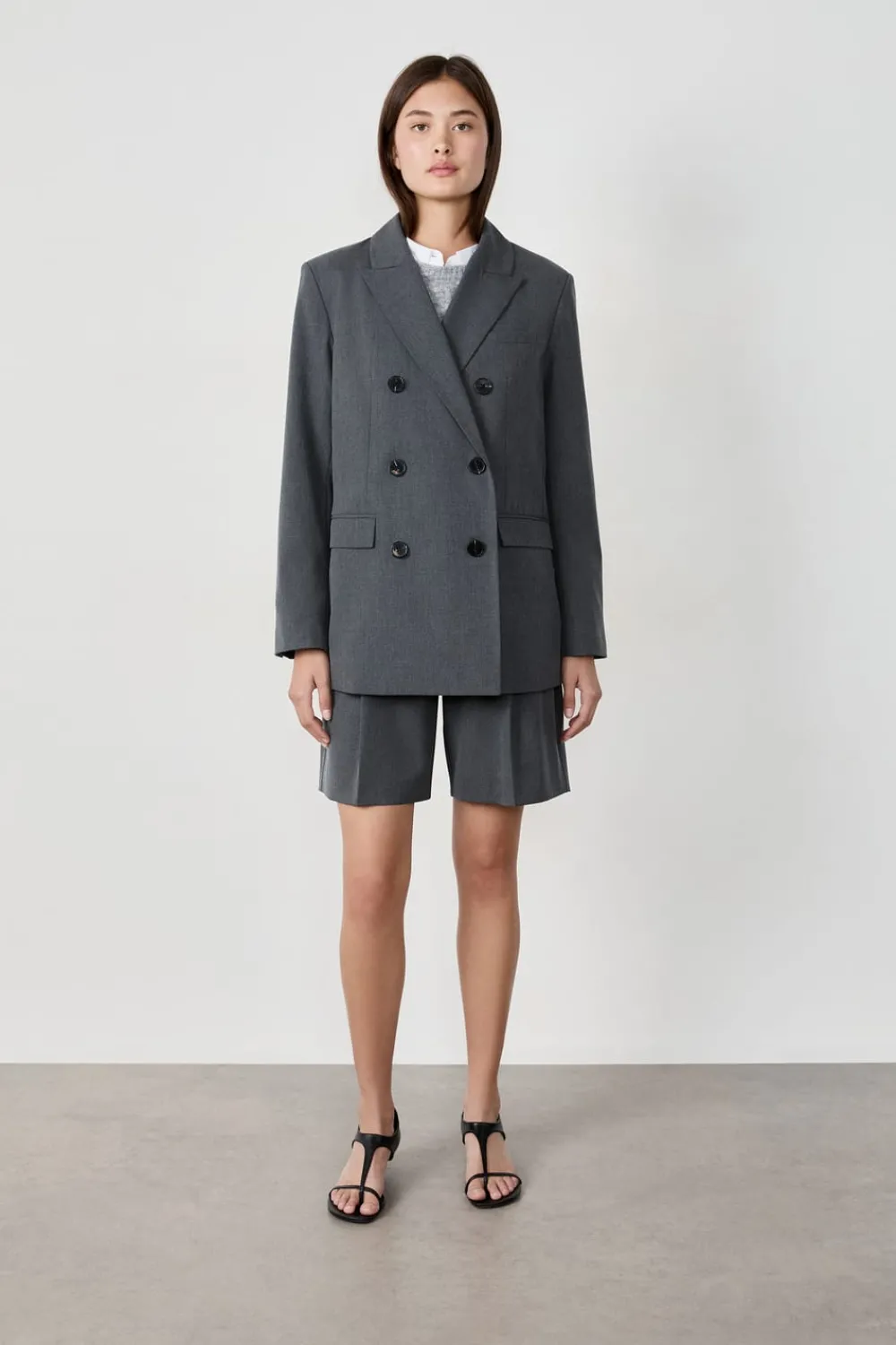 Discount ETAM Chaqueta blazer GRIS