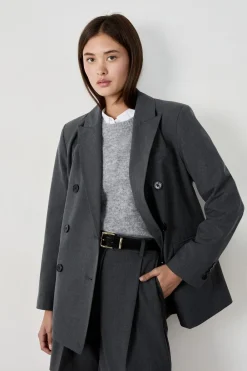 Discount ETAM Chaqueta blazer GRIS