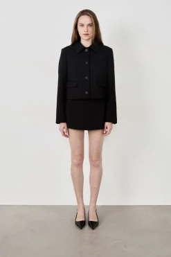 Hot ETAM Chaqueta blazer corta NEGRO