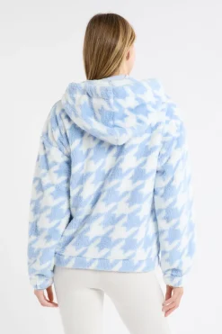 New ETAM Chaqueta con estampado efecto polar Azul