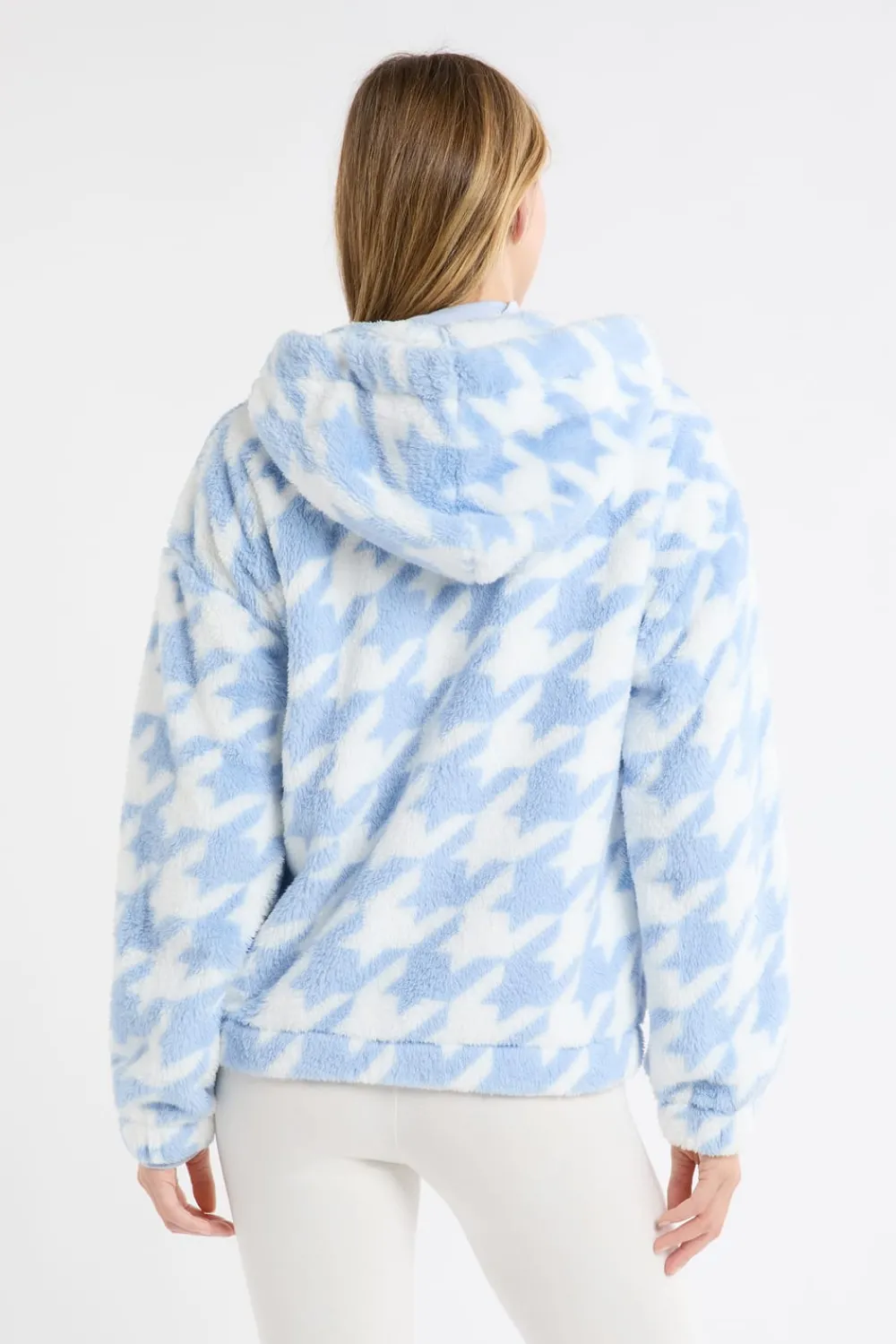 New ETAM Chaqueta con estampado efecto polar Azul