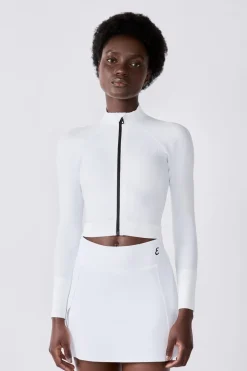 Online ETAM Chaqueta deportiva de manga larga BLANCO