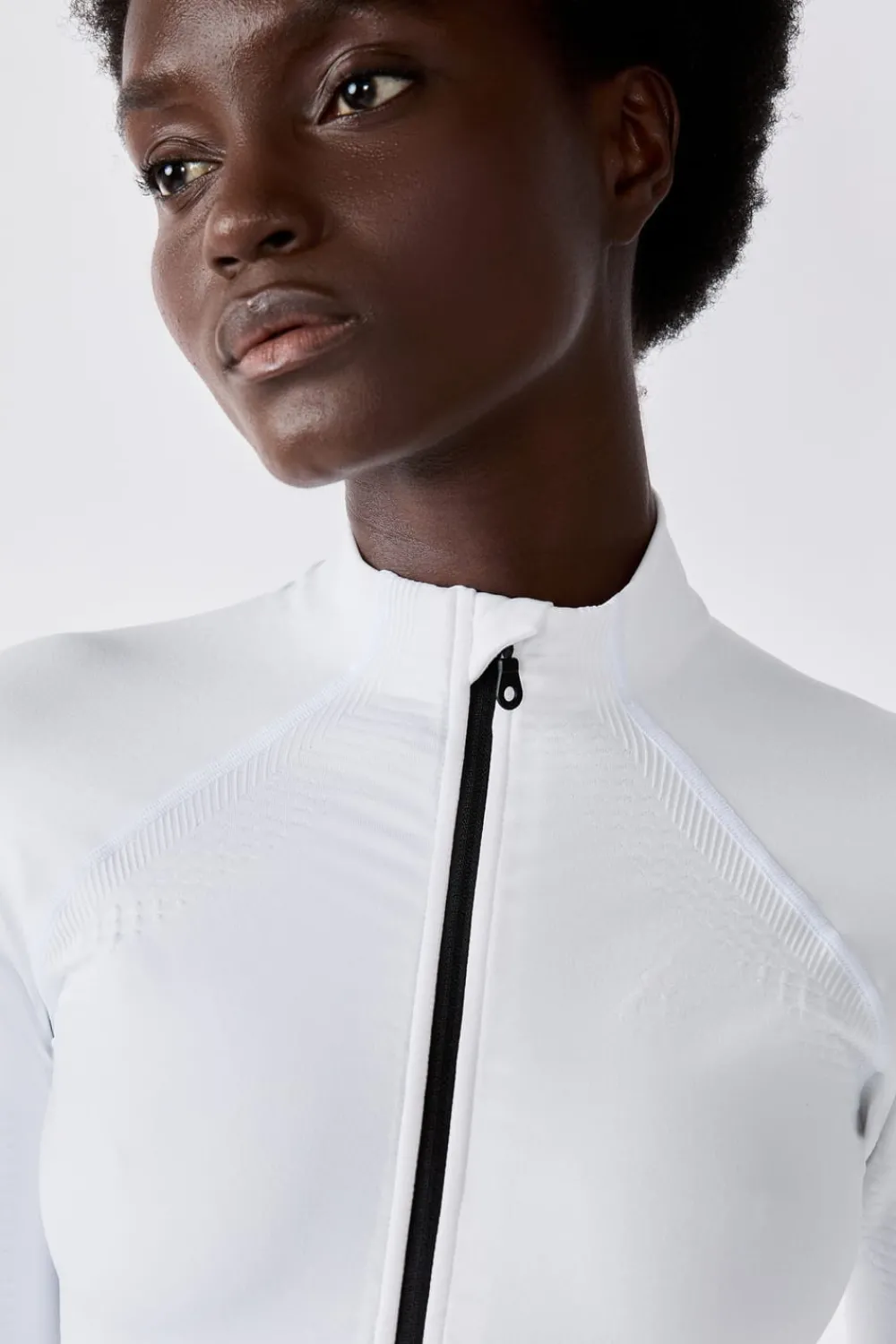 Online ETAM Chaqueta deportiva de manga larga BLANCO