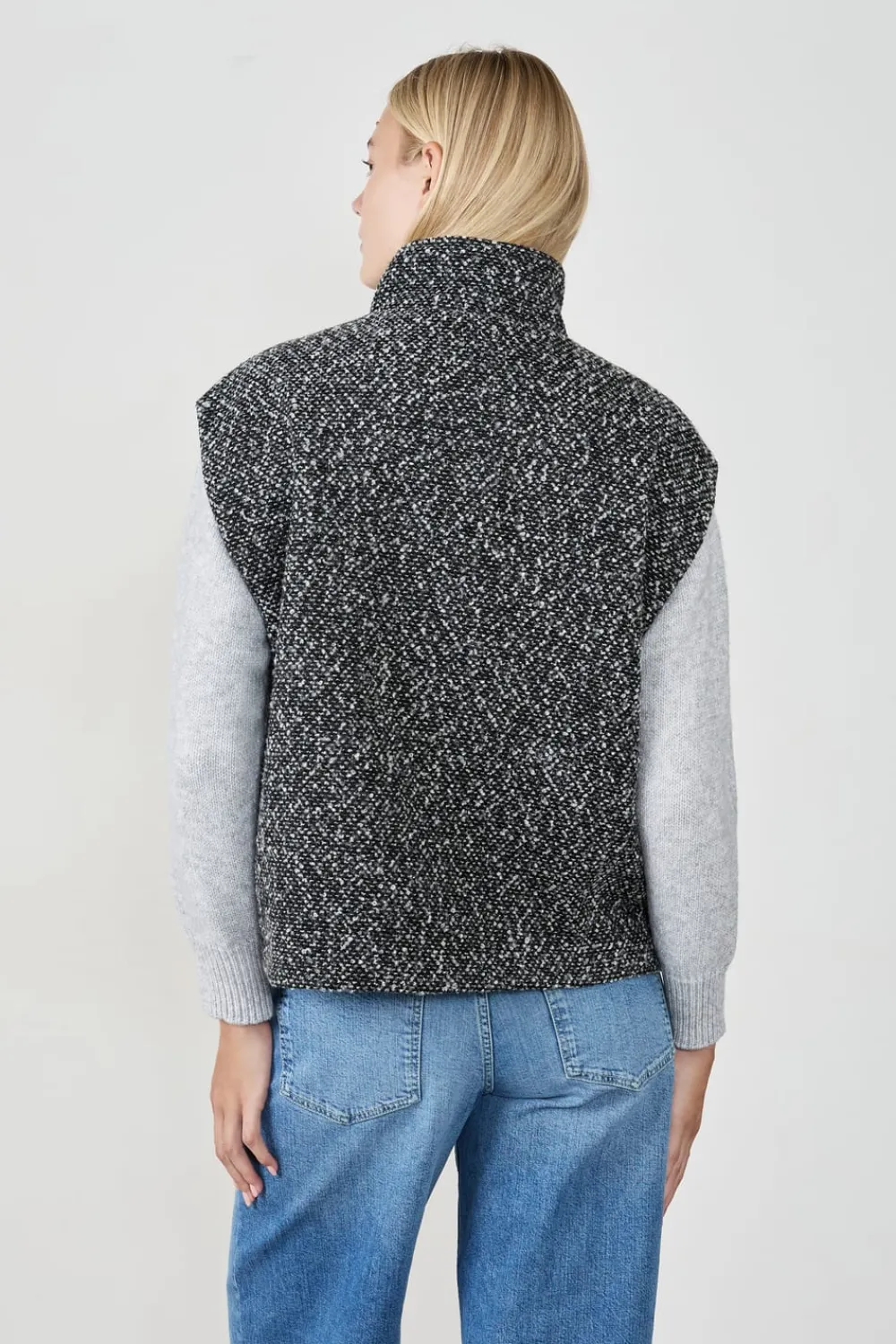 Sale ETAM Chaqueta sin mangas GRIS