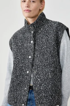 Sale ETAM Chaqueta sin mangas GRIS