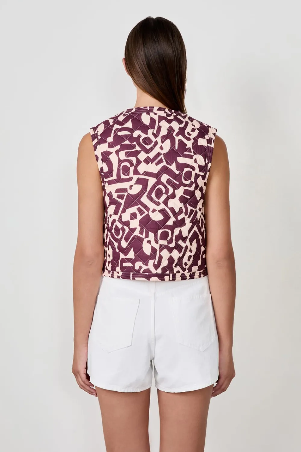 New ETAM Chaqueta sin mangas estampada ESTAMPADO