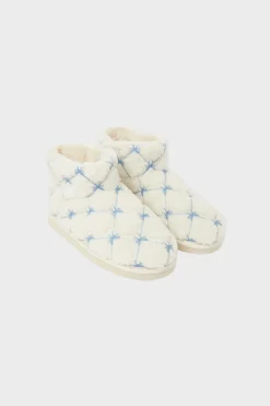 Discount ETAM Chaussons bottines avec fausse fourrure ECRU