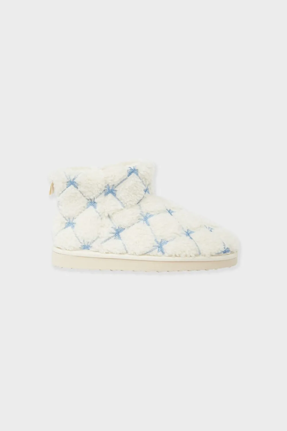Discount ETAM Chaussons bottines avec fausse fourrure ECRU