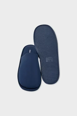 ETAM Chaussons mules satinés MARINE