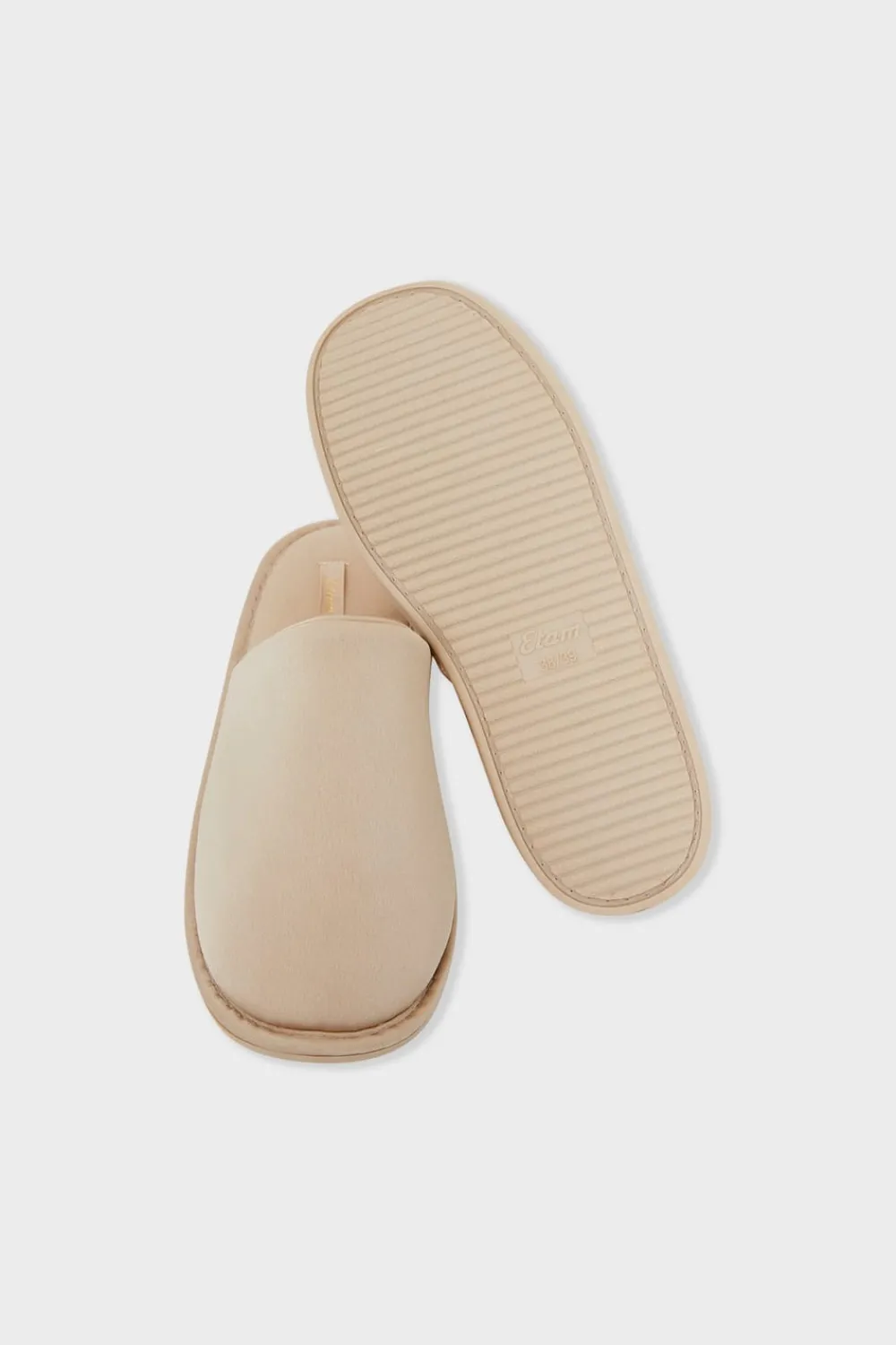 Best ETAM Chaussons mules satinés OR