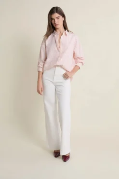 New ETAM Chemise à rayures JAUNE PALE
