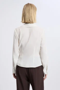 Discount ETAM Chemise cache-cœur ECRU