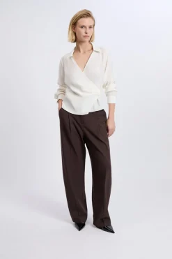 Discount ETAM Chemise cache-cœur ECRU