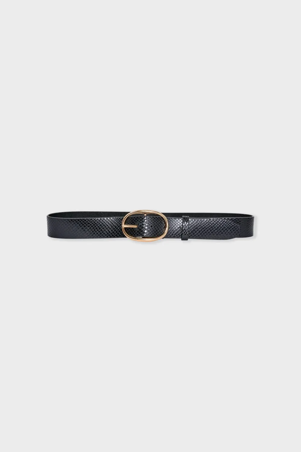 Clearance ETAM Cinturón de piel NEGRO