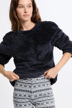 Sale ETAM Conjunto de pijama de 2 piezas con estampado MARINO