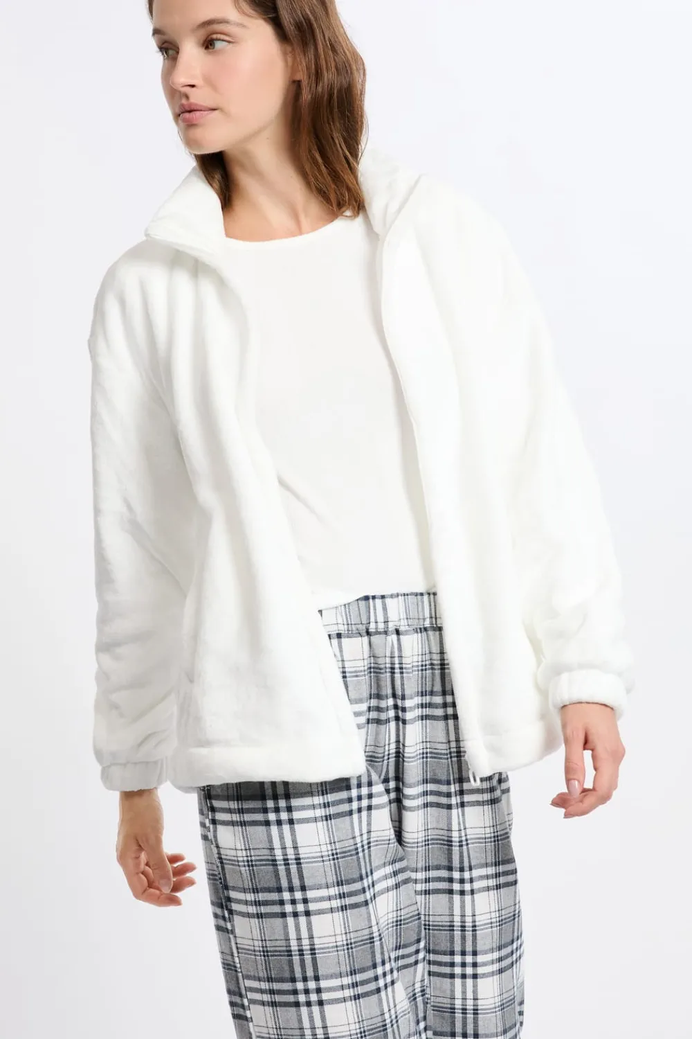 Outlet ETAM Conjunto de pijama de 3 piezas CRUDO