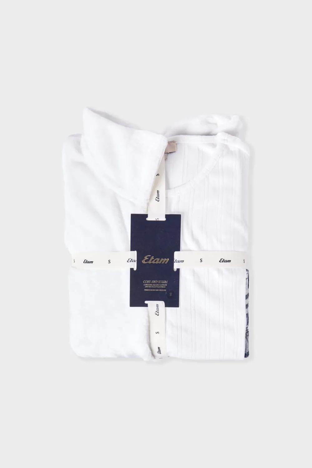 Outlet ETAM Conjunto de pijama de 3 piezas CRUDO
