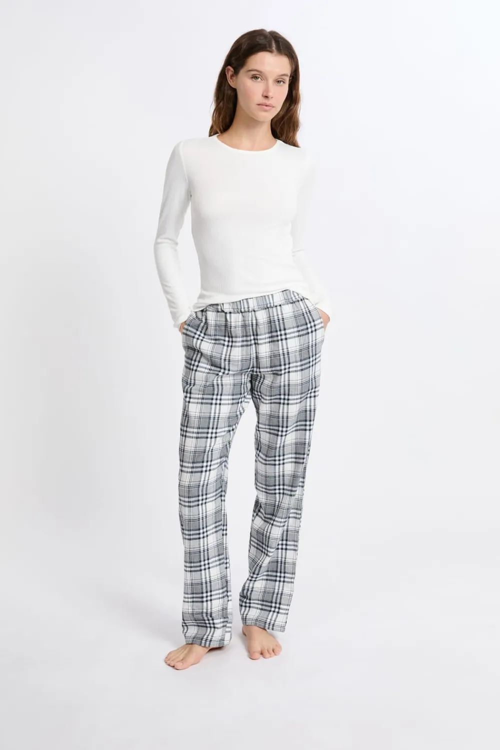 Outlet ETAM Conjunto de pijama de 3 piezas CRUDO