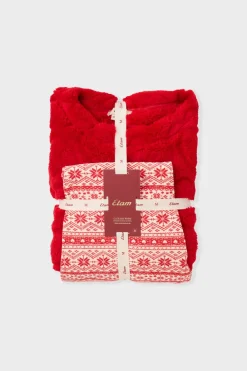 Online ETAM Conjunto de pijama de 2 piezas con estampado ROJO