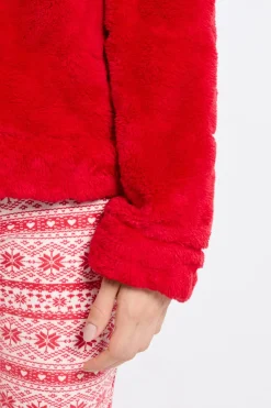 Online ETAM Conjunto de pijama de 2 piezas con estampado ROJO