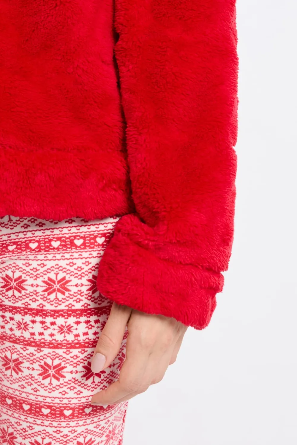 Online ETAM Conjunto de pijama de 2 piezas con estampado ROJO