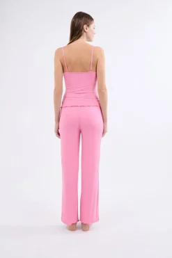 Online ETAM Conjunto de pijama de 2 piezas de punto fino ROSA