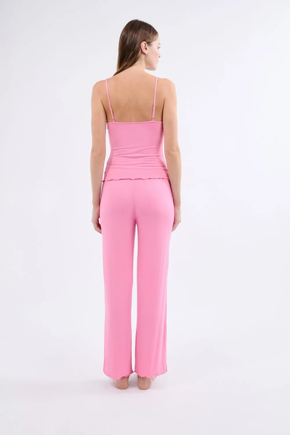 Online ETAM Conjunto de pijama de 2 piezas de punto fino ROSA