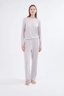 Discount ETAM Conjunto de pijama de 3 piezas GRIS