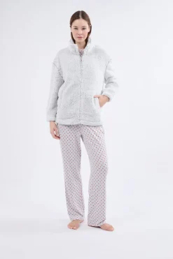 Discount ETAM Conjunto de pijama de 3 piezas GRIS