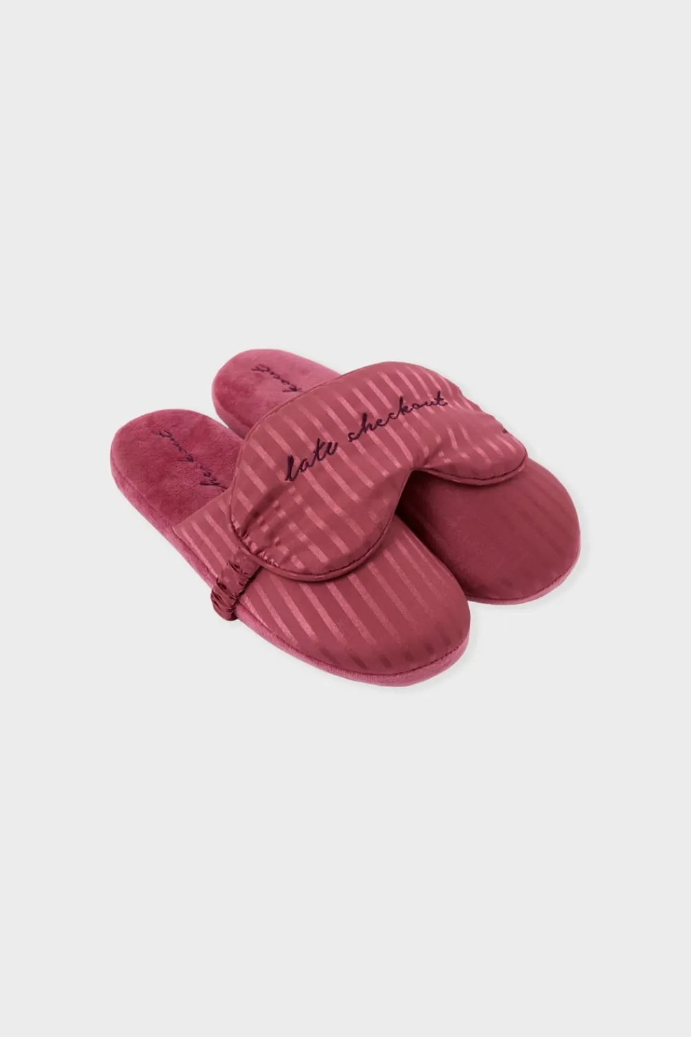 Clearance ETAM Conjunto de zapatillas destalonadas y antifaz PETUNIA