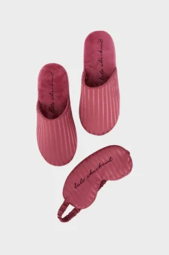 Clearance ETAM Conjunto de zapatillas destalonadas y antifaz PETUNIA