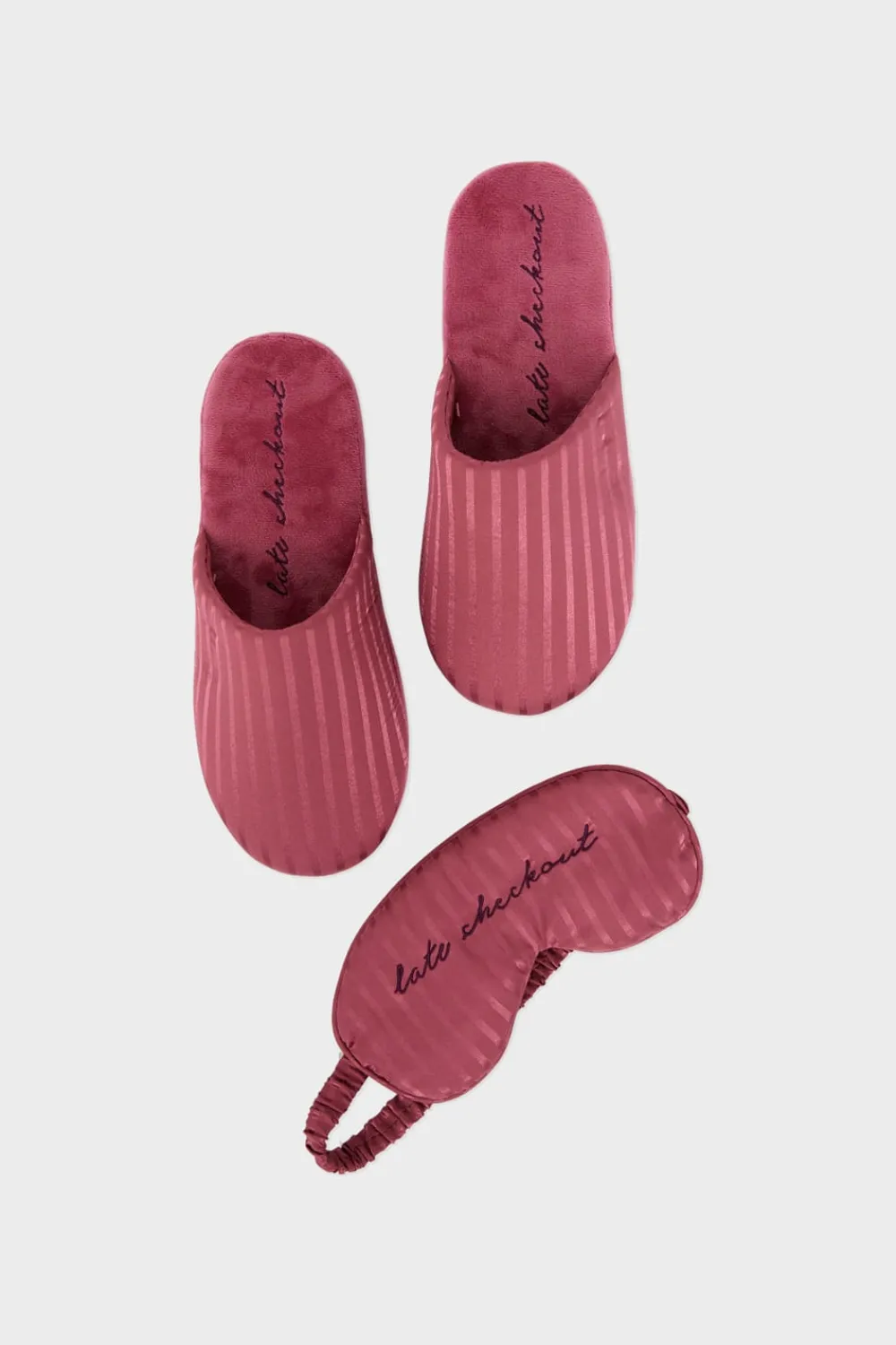 Clearance ETAM Conjunto de zapatillas destalonadas y antifaz PETUNIA