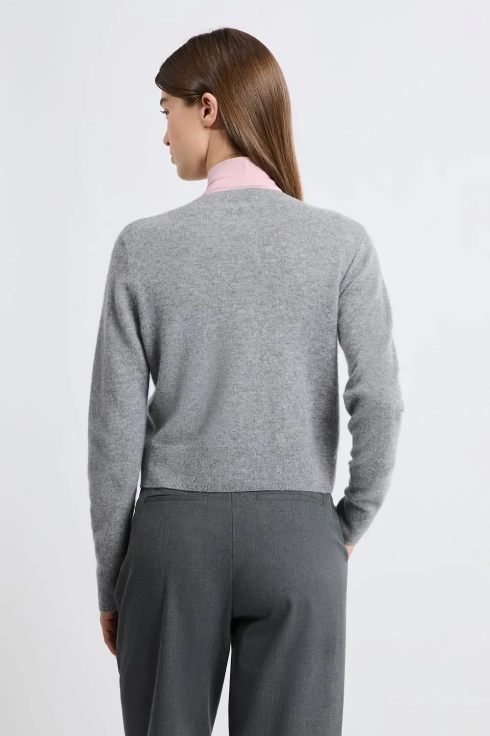 New ETAM Cárdigan con botones de cachemira GRIS
