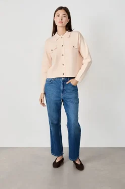 Sale ETAM Cárdigan con botones dorados BEIGE