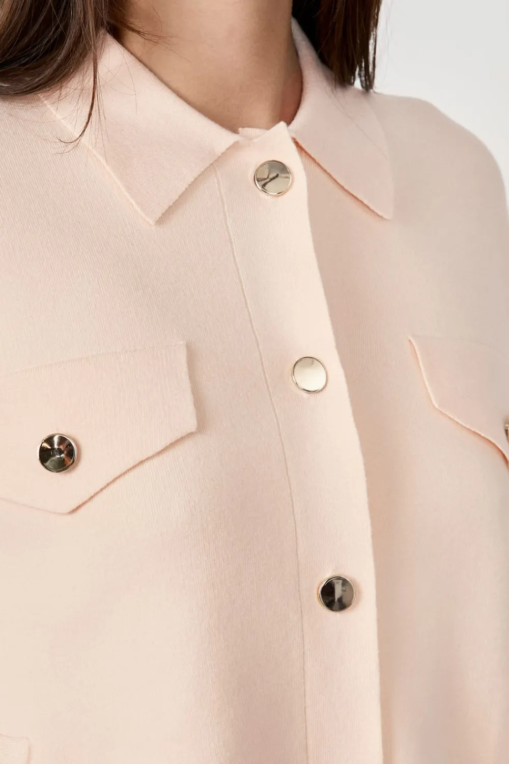 Sale ETAM Cárdigan con botones dorados BEIGE