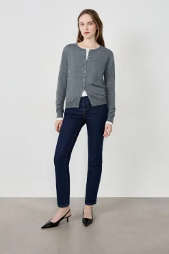 Best ETAM Cárdigan de lana GRIS