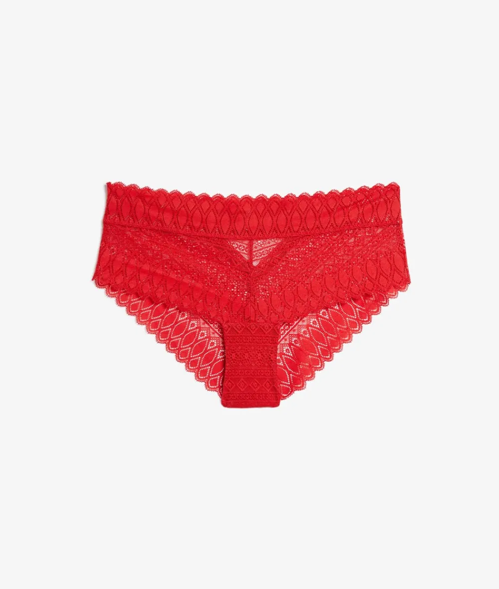 Clearance ETAM Culote encaje gráfico ROJO