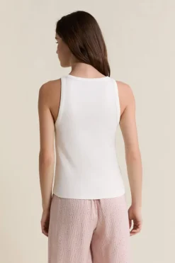 Discount ETAM Débardeur de pyjama en coton ECRU